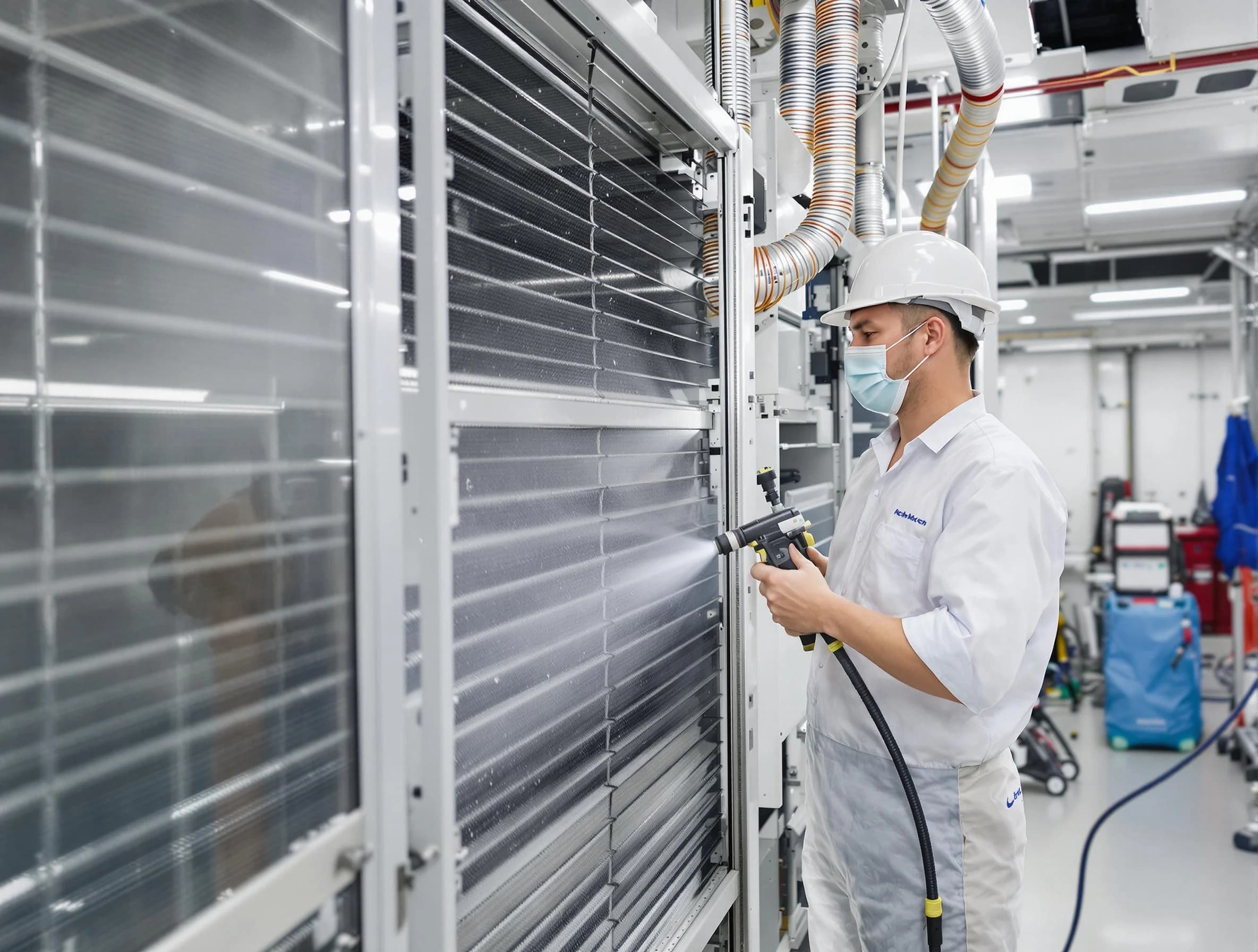 Professional AC coil cleaning by Somerville Air Duct Cleaning in Somerville