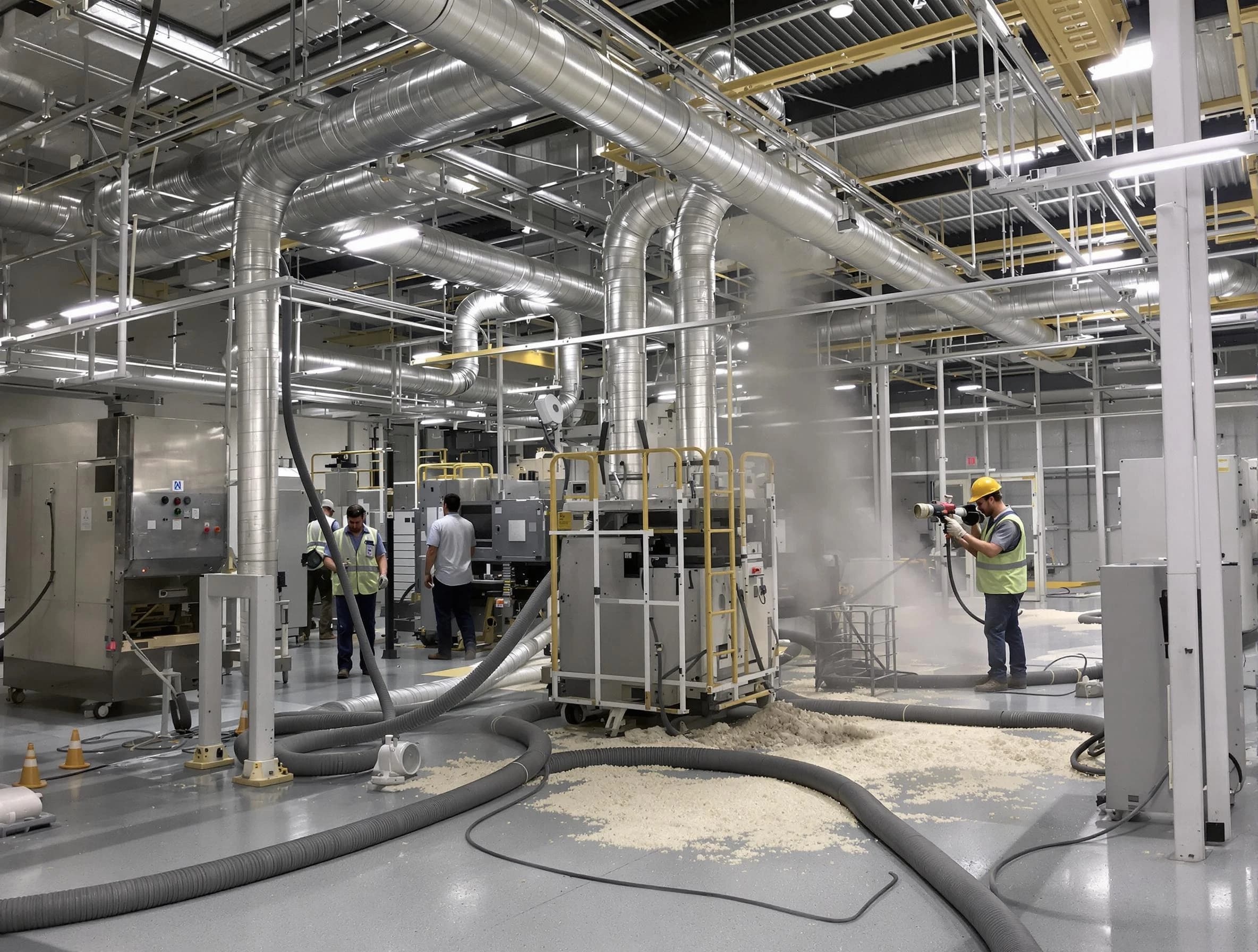 Heavy-duty industrial duct cleaning by Somerville Air Duct Cleaning in Somerville