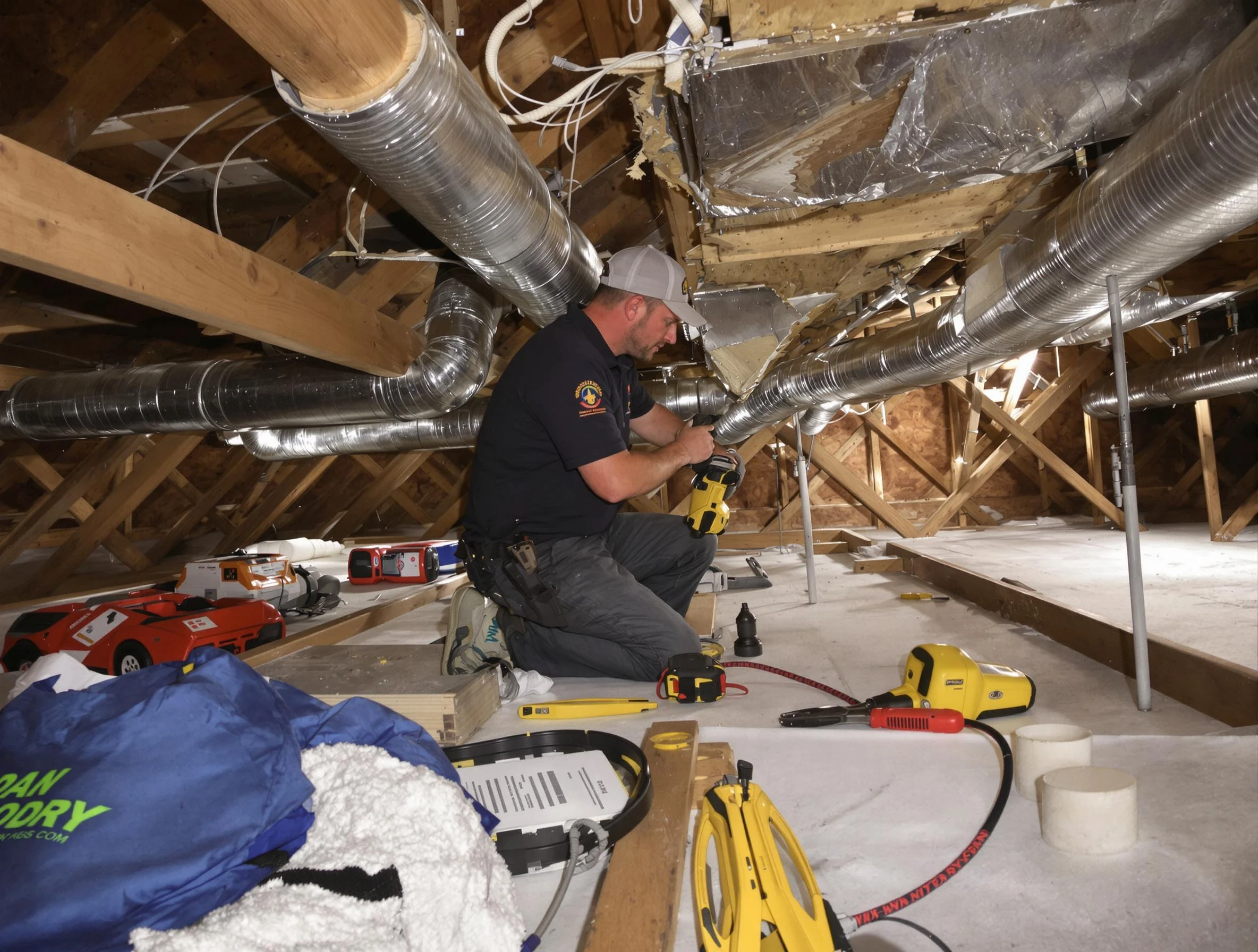 Professional air duct repair by Somerville Air Duct Cleaning in Somerville