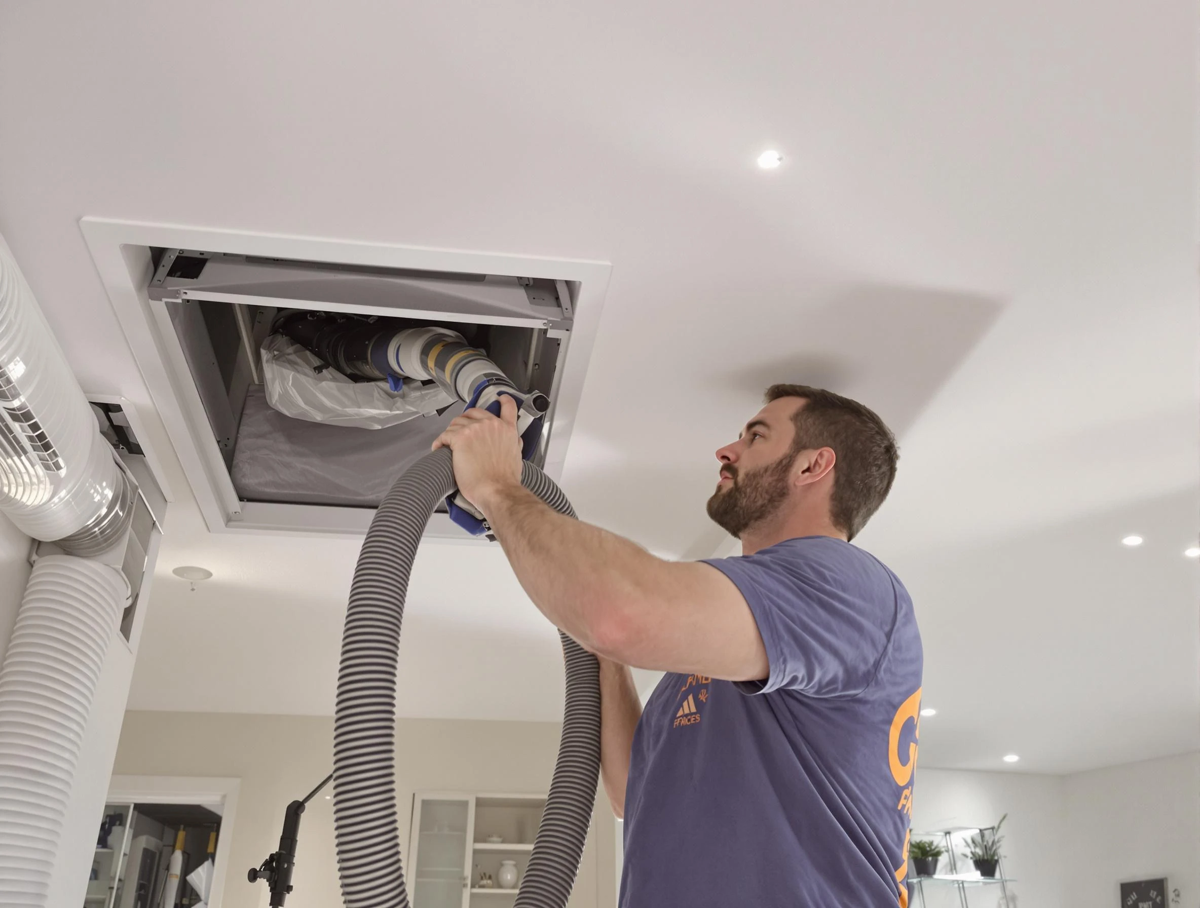 Precision indoor duct cleaning by Somerville Air Duct Cleaning in Somerville